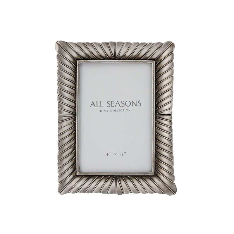 Silver Rectangle Linear Photo Frame