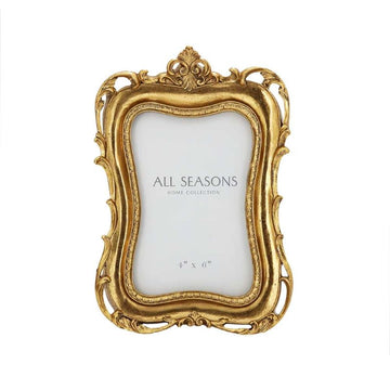 Gold Antique Ornate Photo Frame