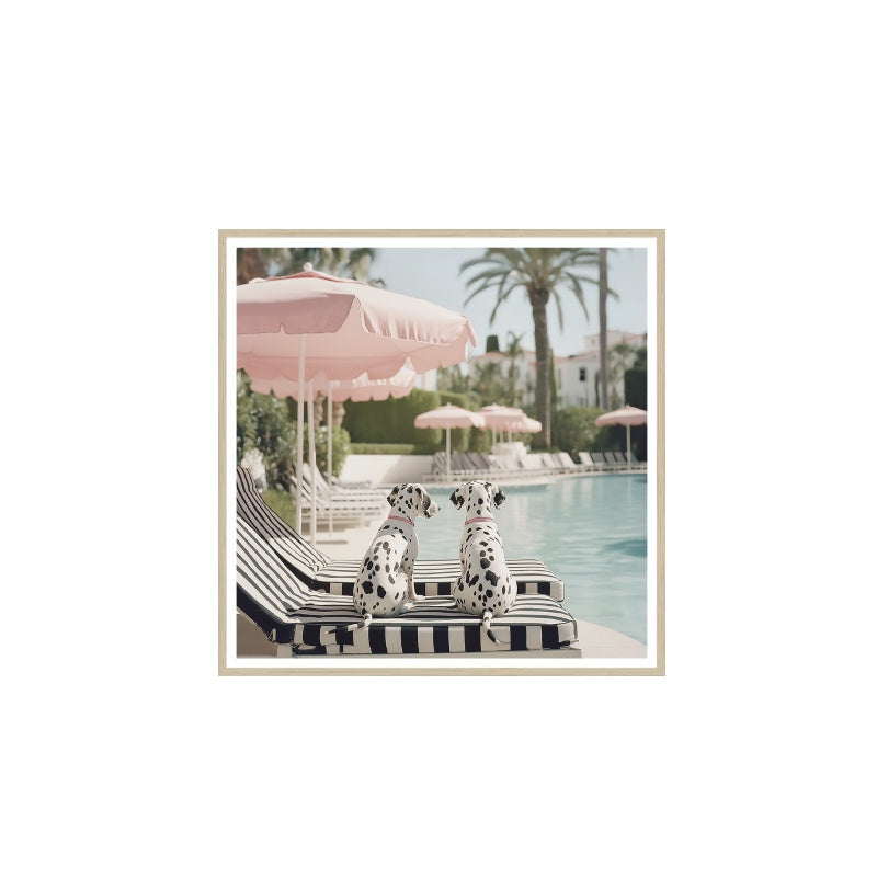 Pink Beverley Framed Print