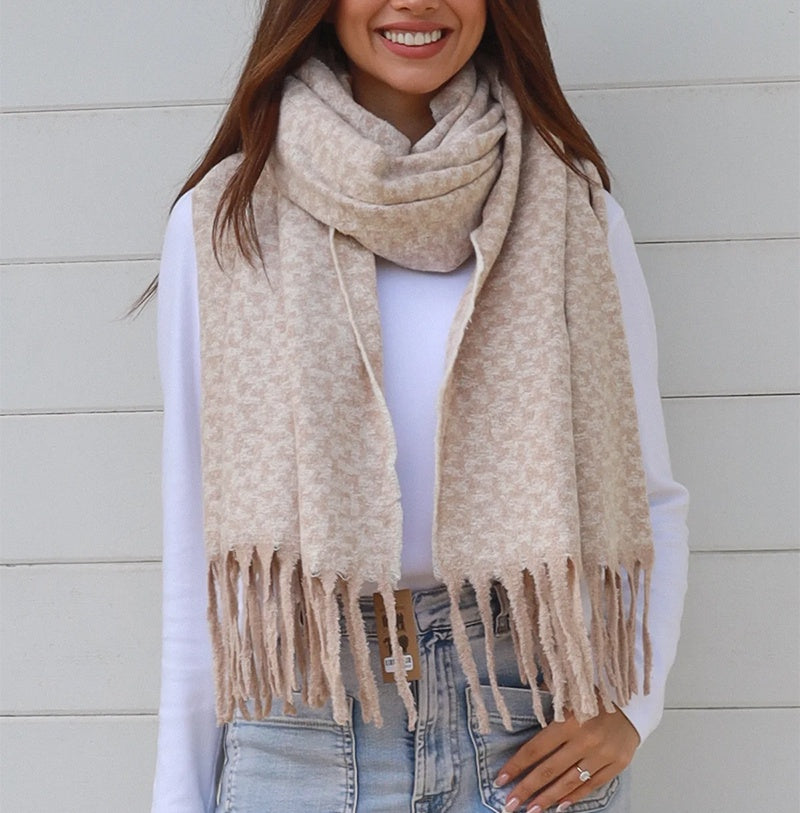 Alexandra Beige Scarf