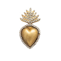 Rhinestone Sacred Heart Box