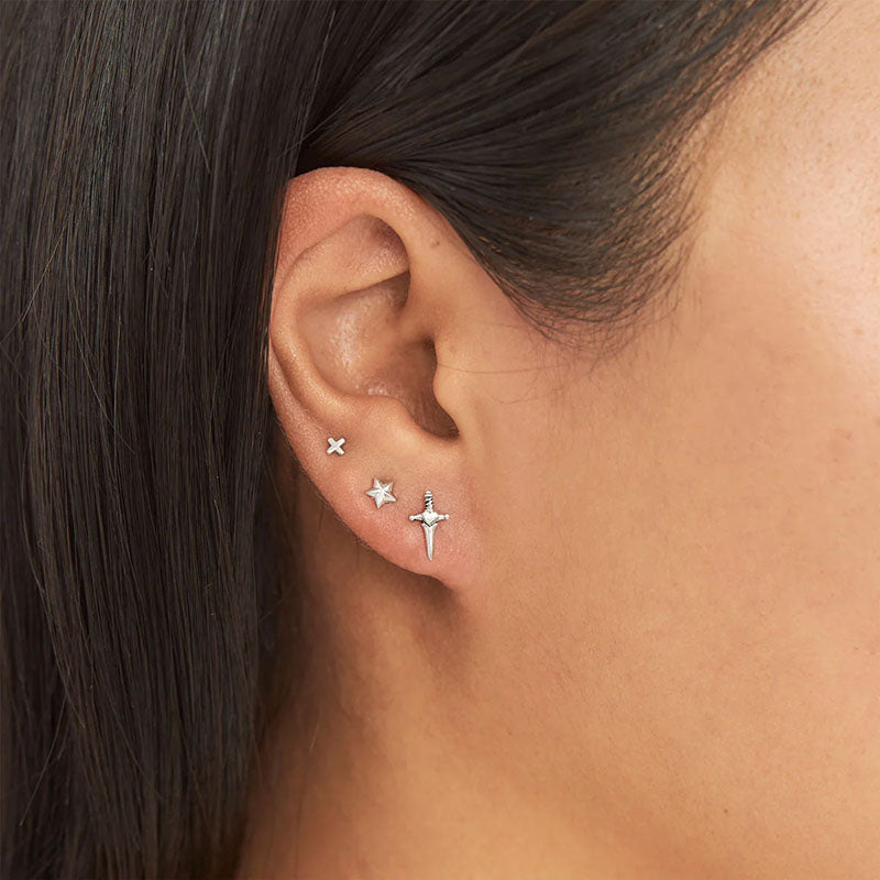 Dagger with Heart Studs