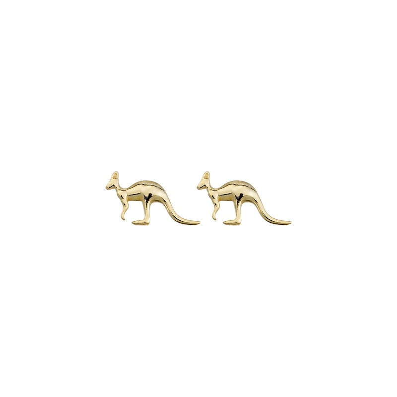Gold Kangaroo Studs