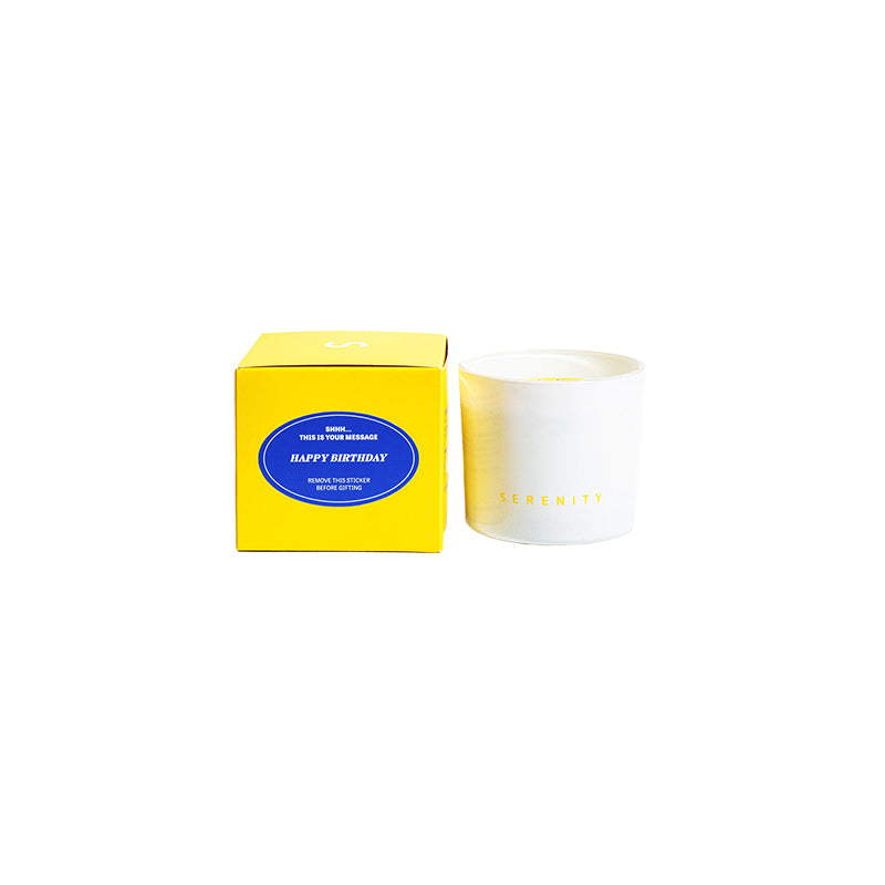 Hidden Message Candle - Happy Birthday
