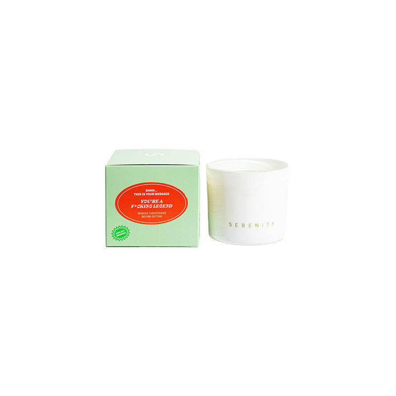 Hidden Message Candle: You're a F*cking Legend