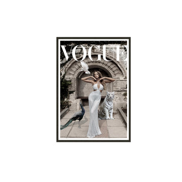 Vogue Glamour Framed Print-Small