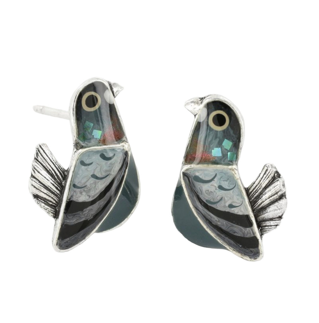 Le Facteur Bird Resin Earrings