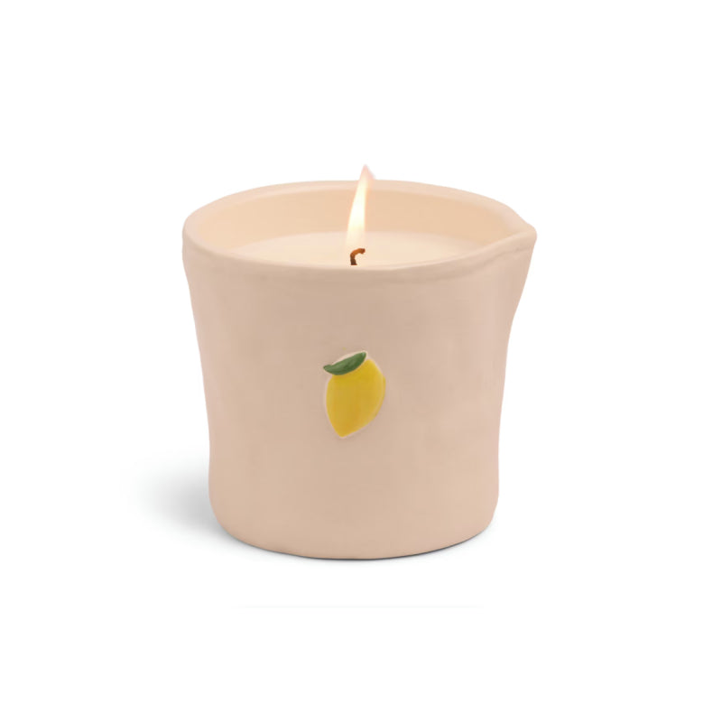 Meyer Lemon Ceramic Candle