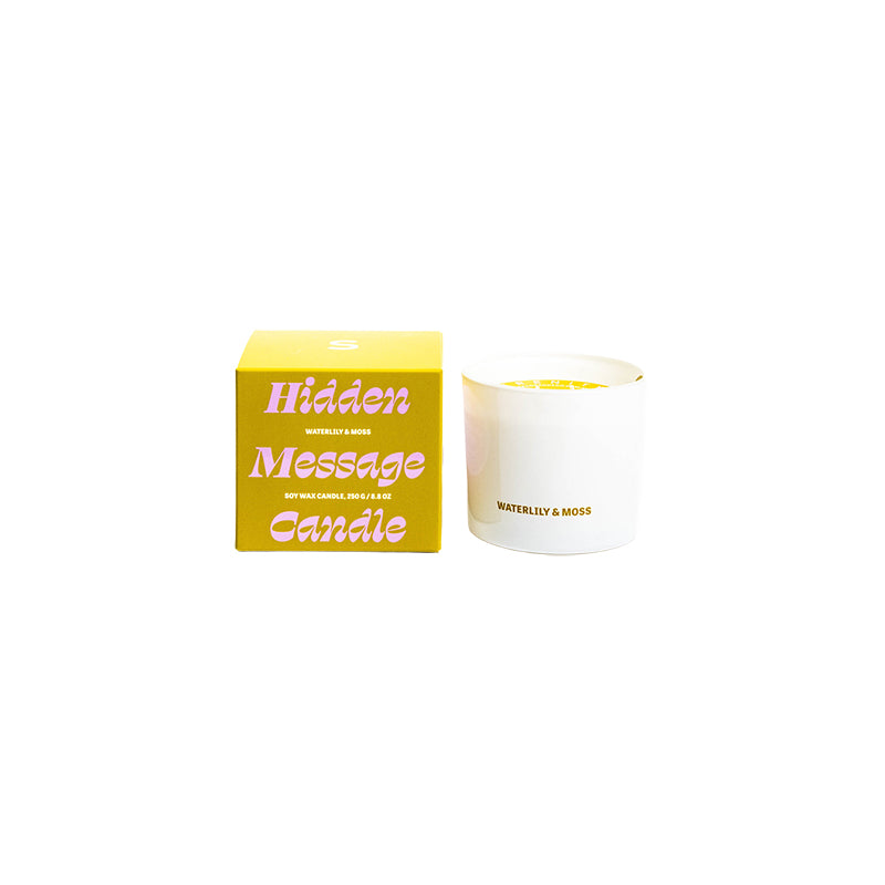 Hidden Message Candle: I Hate Everyone, Except You