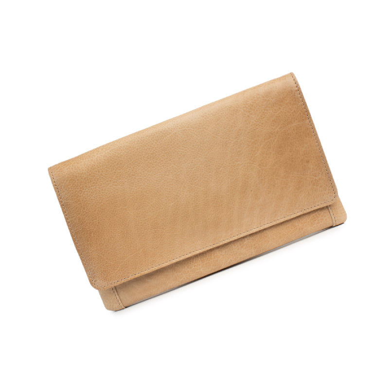 Sirena Leather Purse - Sand