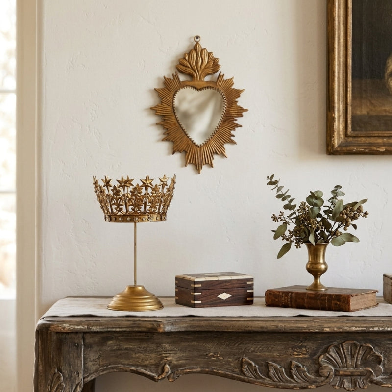 Star Floral Crown on Stand