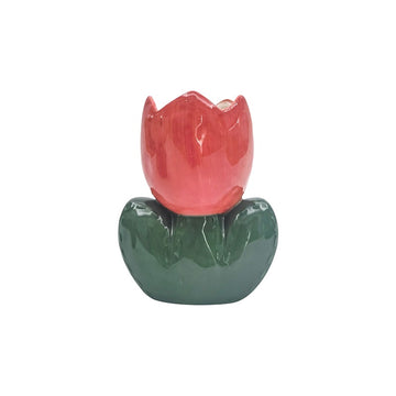Red Tulip Vase
