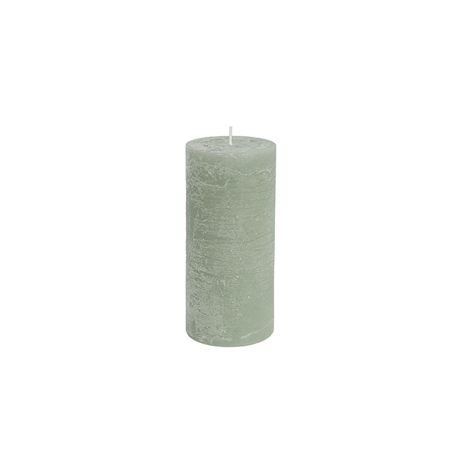 Green Pillar Candle