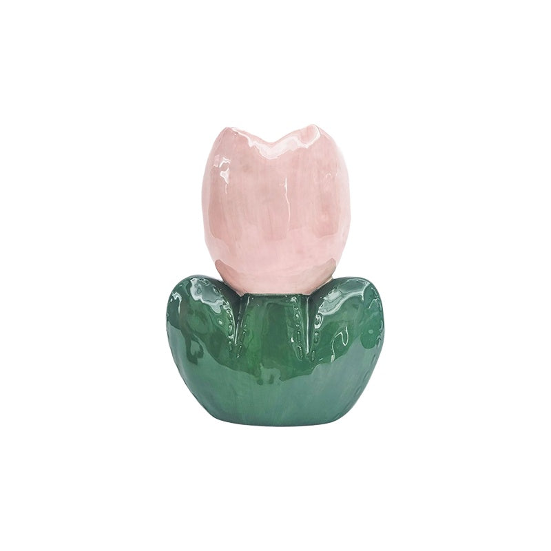 Pink Tulip Vase