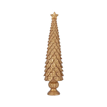 Gold Leaves Christmas Tree