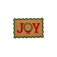 Joy Christmas Door Mat