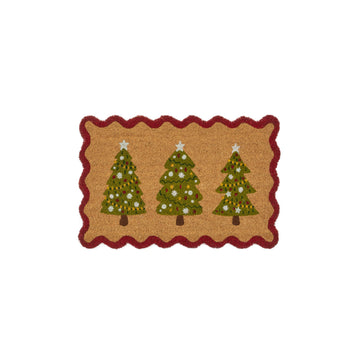 Christmas Tree Door Mat