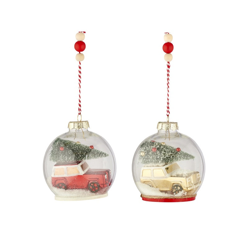 Hanging Car with Tree Bauble