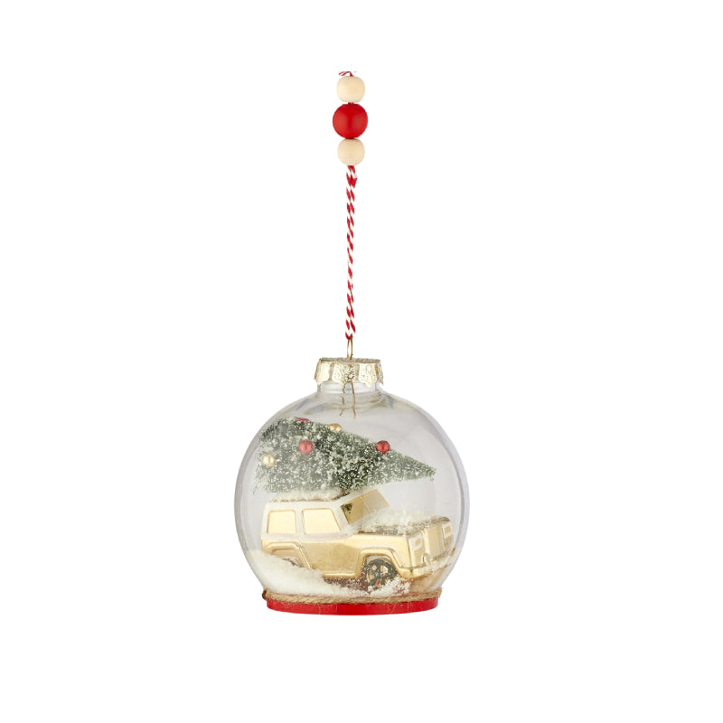 Hanging Car with Tree Bauble