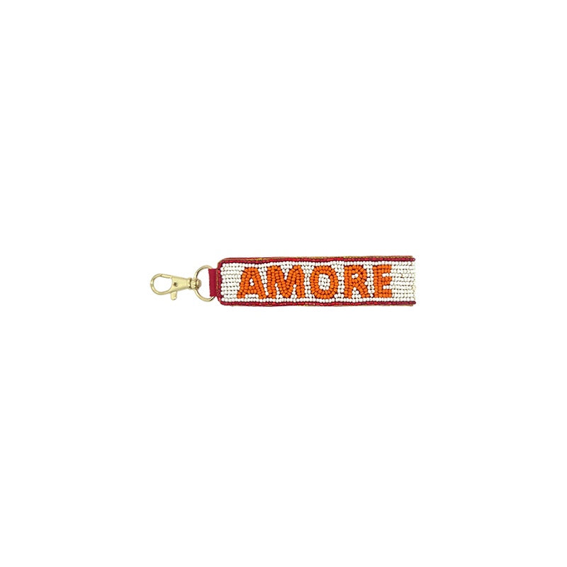 Amore Beaded Keychain