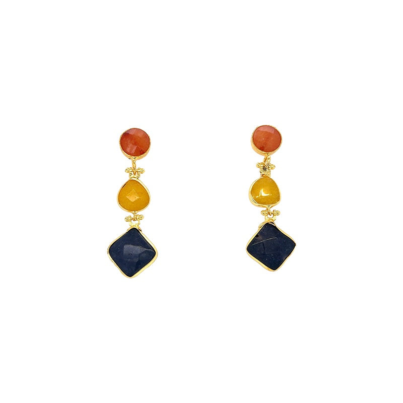 Arno Triple Drop Earrings