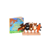 Australian Finger Puppets and Book Set by Frané Lessac
