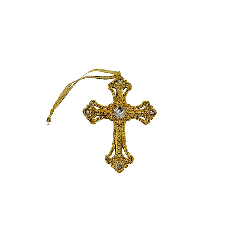 Jewelled Cross Hanging Ornament