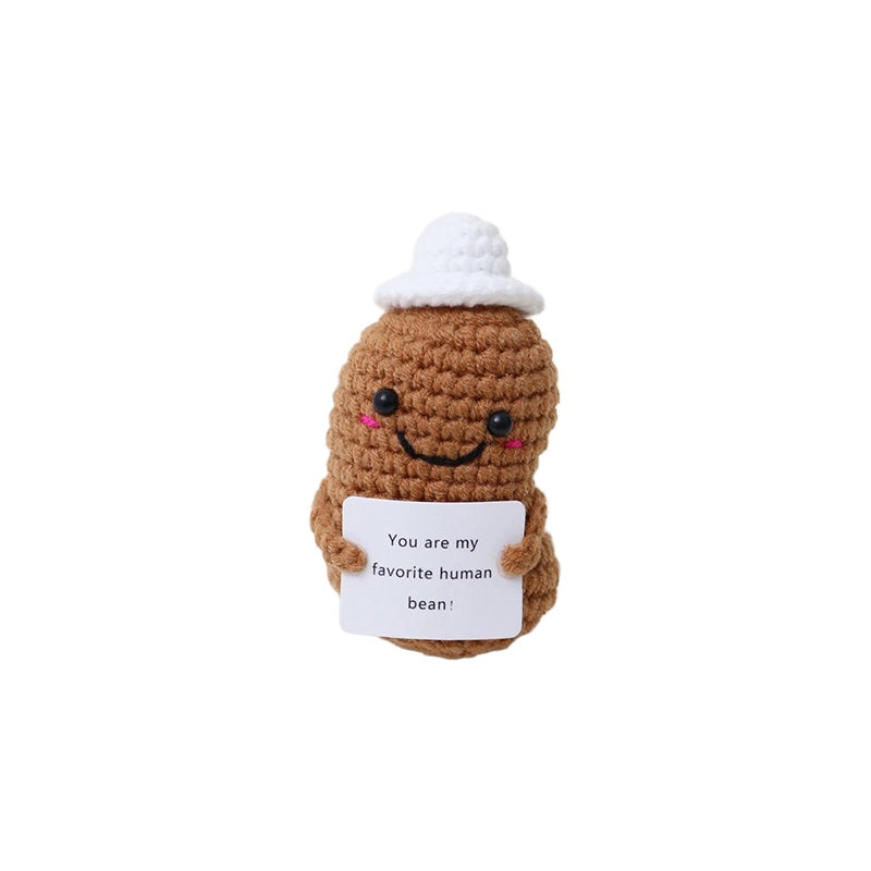 Crochet Affirmation Friends - Bean