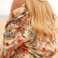 Beige Botanicals Kimono Robe