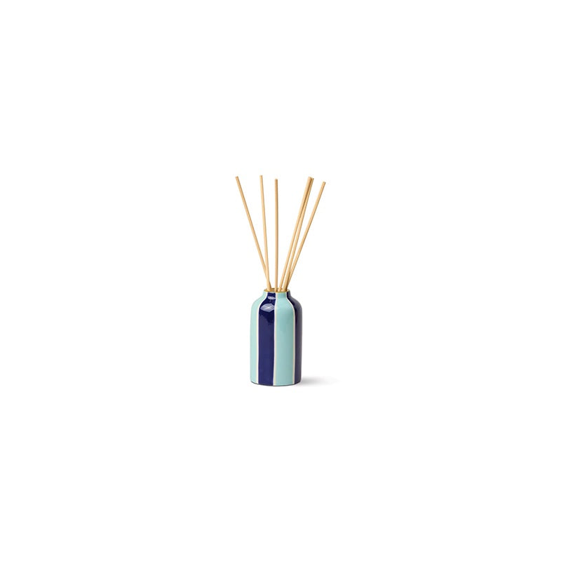Blue Striped Diffuser - Incense & Smoke