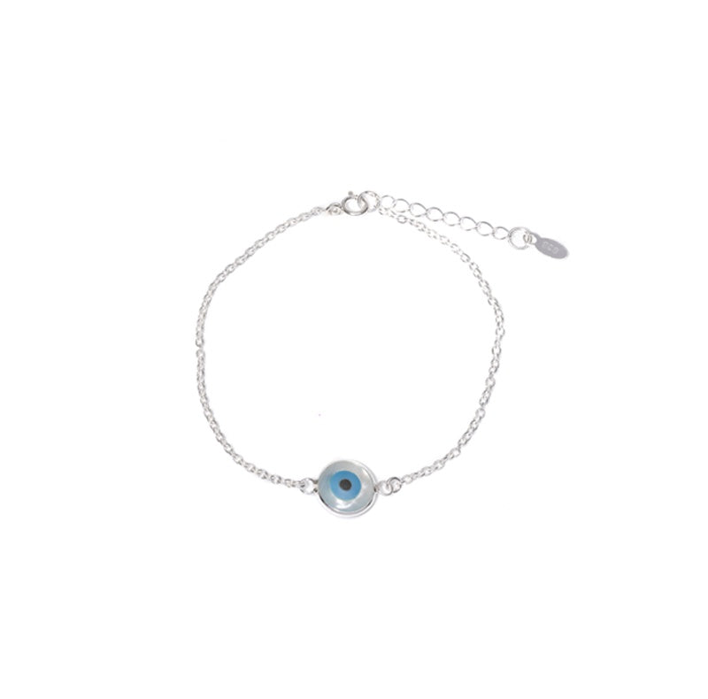 Mother of Pearl Evil Eye Bracelet
