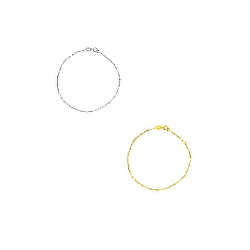 Petite Ball Fine Chain Bracelet