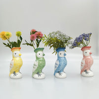 Perdy Parrot Bud Vase