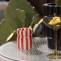 Hibiscus Bay Striped Cabana Candle