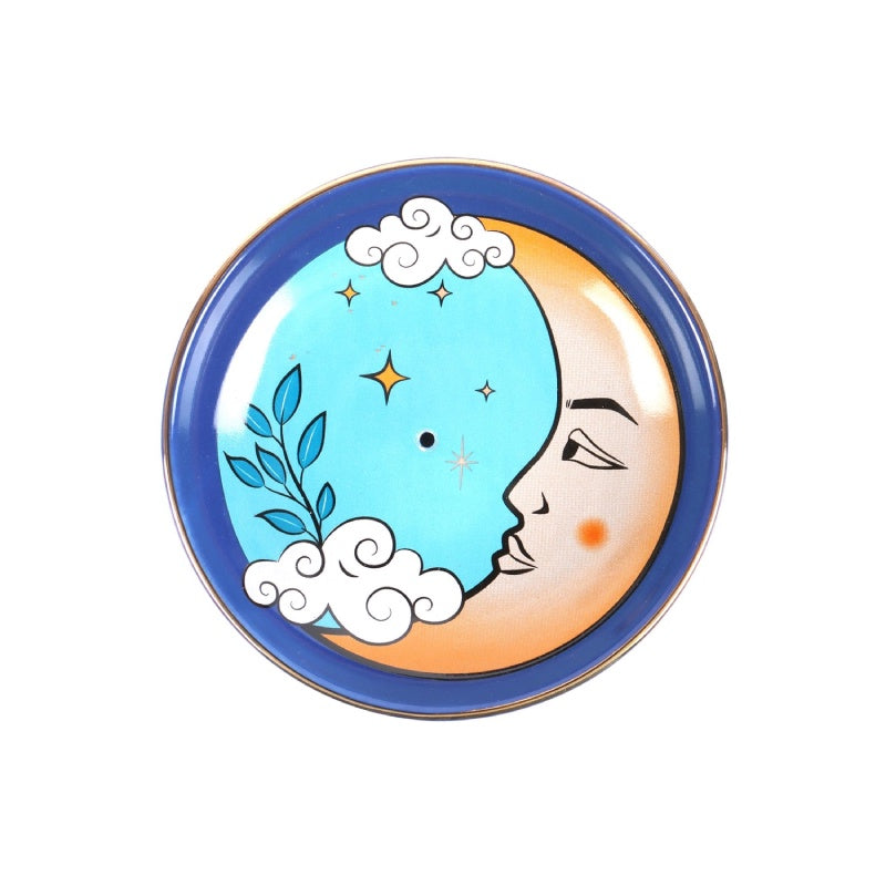 Ceramic Moon Incense Holder