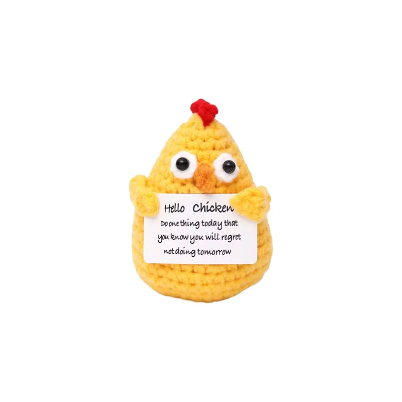 Crochet Affirmation Friends - Chook
