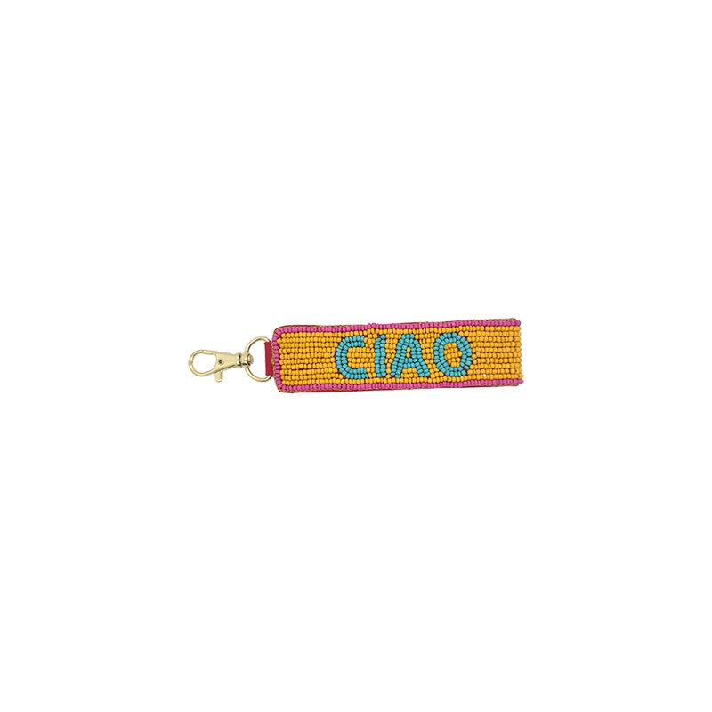 Ciao Beaded Keychain