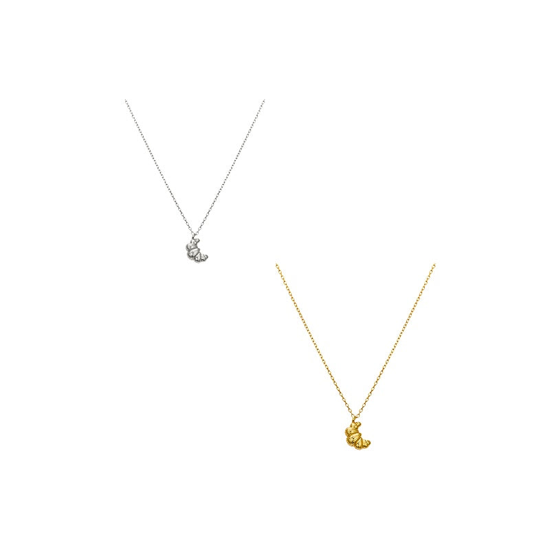 Croissant Charm Necklace