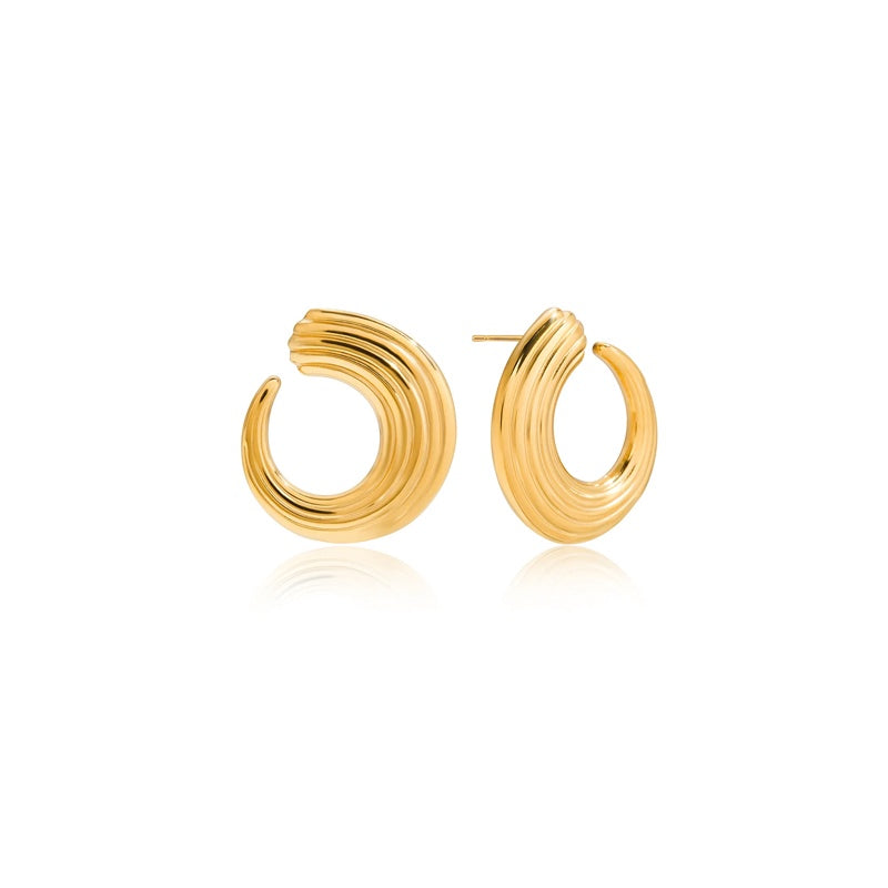 Linear Swirl Earrings
