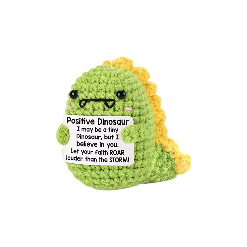 Crochet Affirmation Friends - Dinosaur