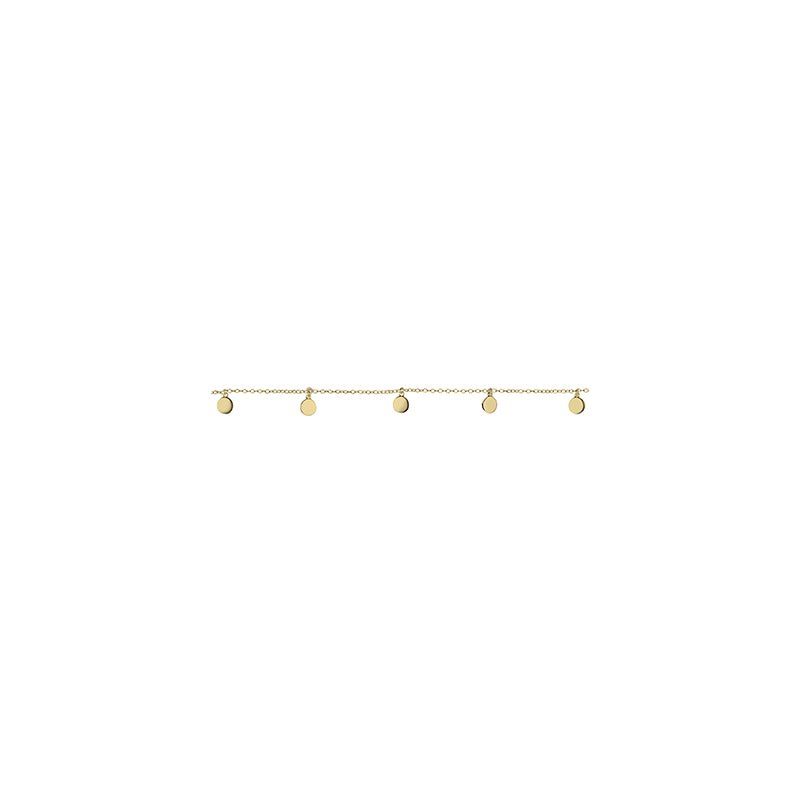 Disc Charm Bracelet