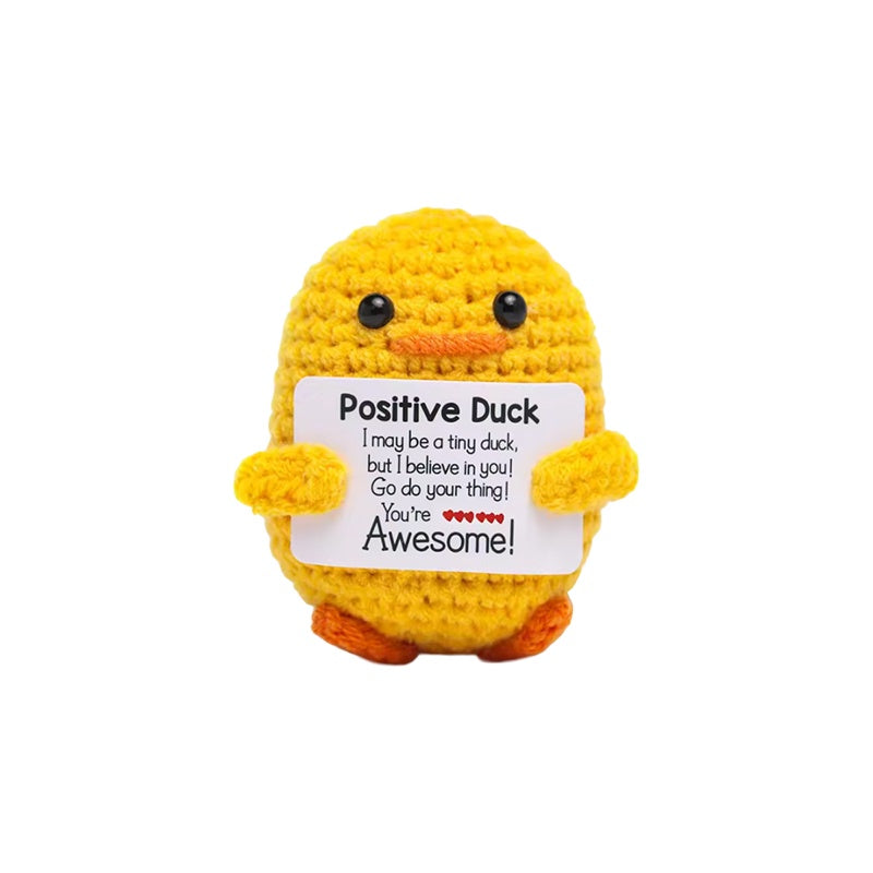 Crochet Affirmation Friends - Duck