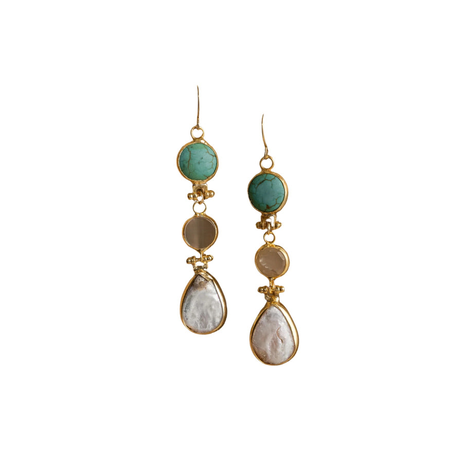 Inartisan Efe Triple Drop Earrings