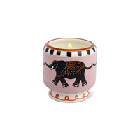 Tobacco Vanilla Elephant Ceramic Candle