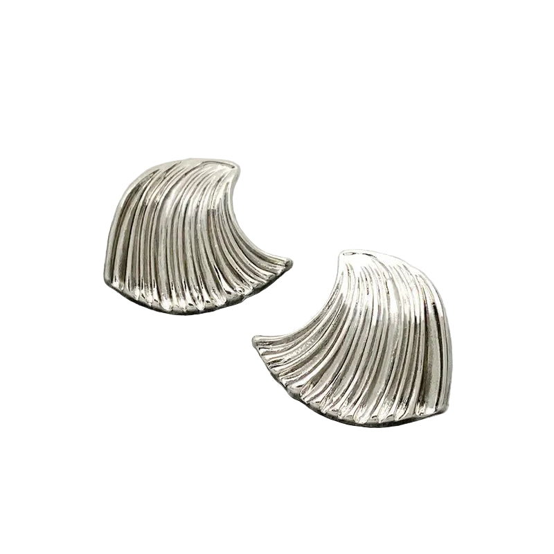 Linear Wave Earrings