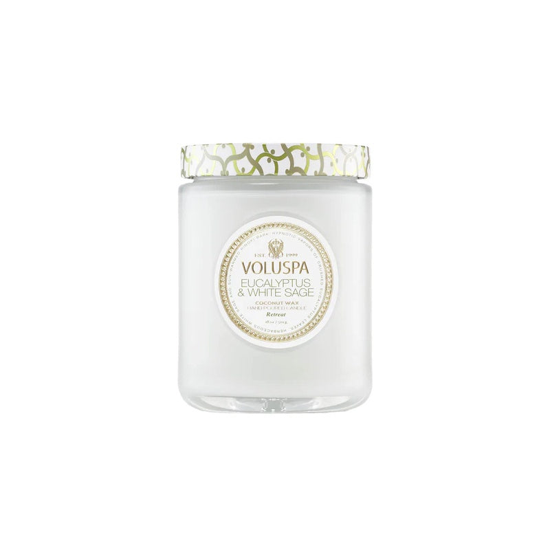 Voluspa Eucalyptus & White Sage candle