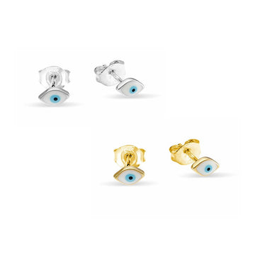 Evil Eye Enamel Studs