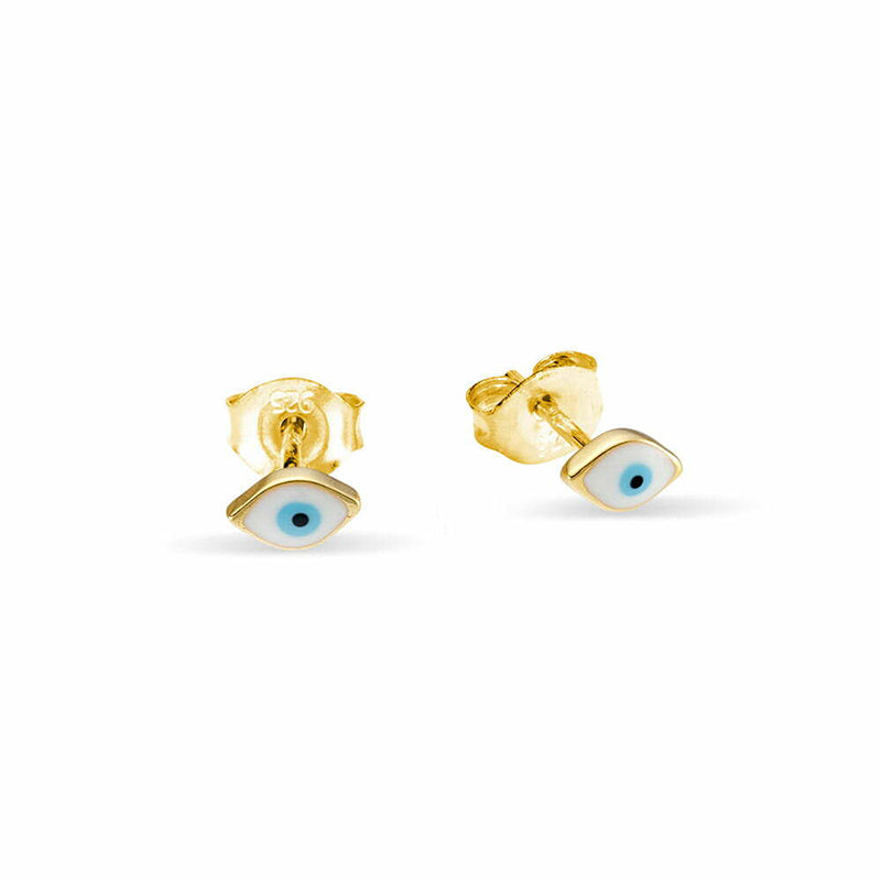 Evil Eye Enamel Studs