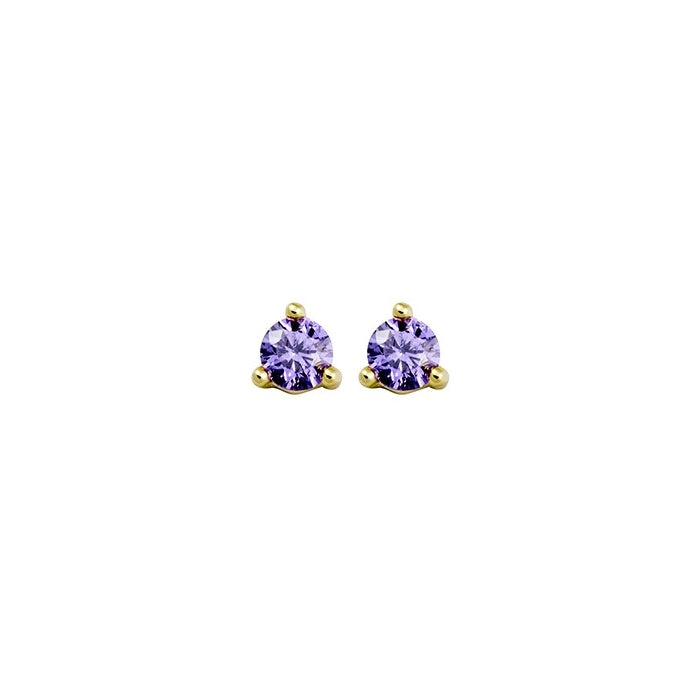 Gold Plated Birthstone Studs