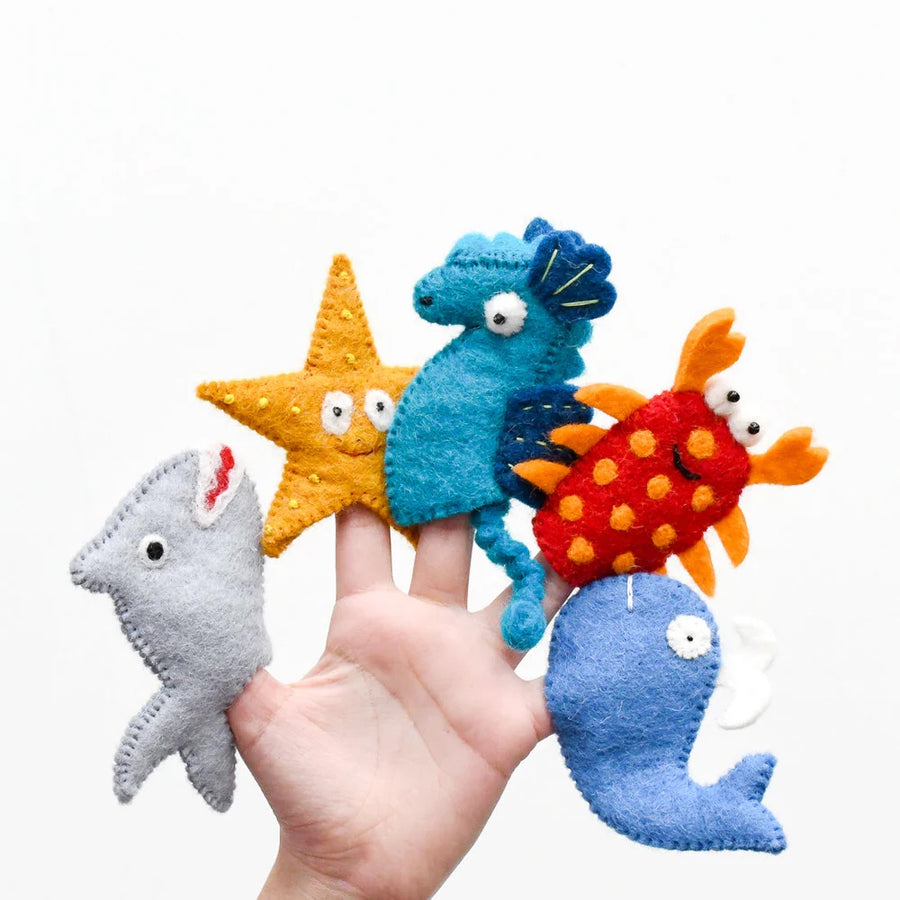 Ocean Creatures Finger Puppets